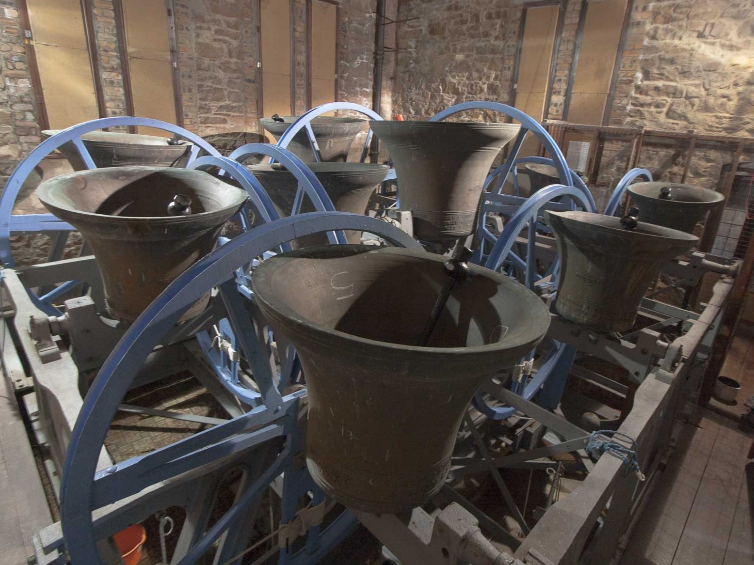 Bells inside a tower